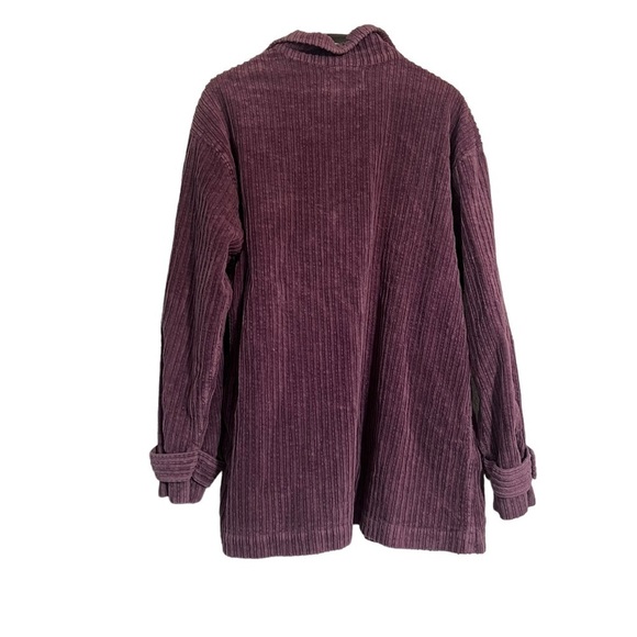 Flax Corduroy Shacket purple Lagan - Picture 4 of 11
